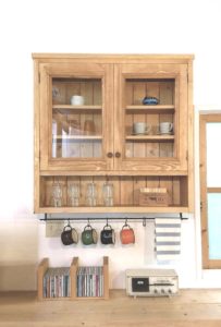 kitchen wall cabinet & wall shelf